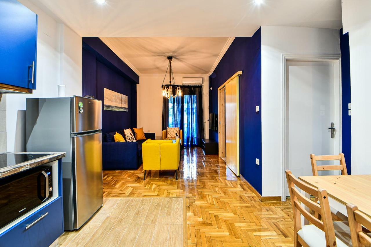Cozy Blue Apartment By Zain Atenas Exterior foto